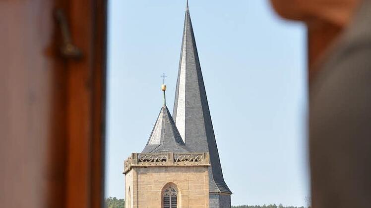 Blick auf Münnerstadt beim "Tag des offenen Denkmals". Foto: Björn Hein