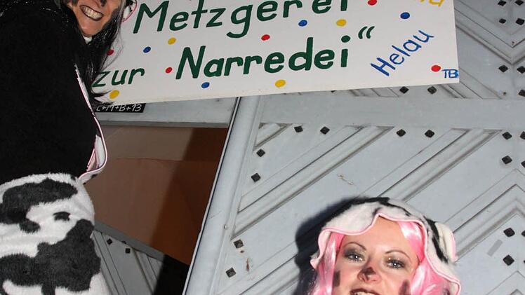 Seit Donnerstag ist das Rathaus eine Metzgerei.