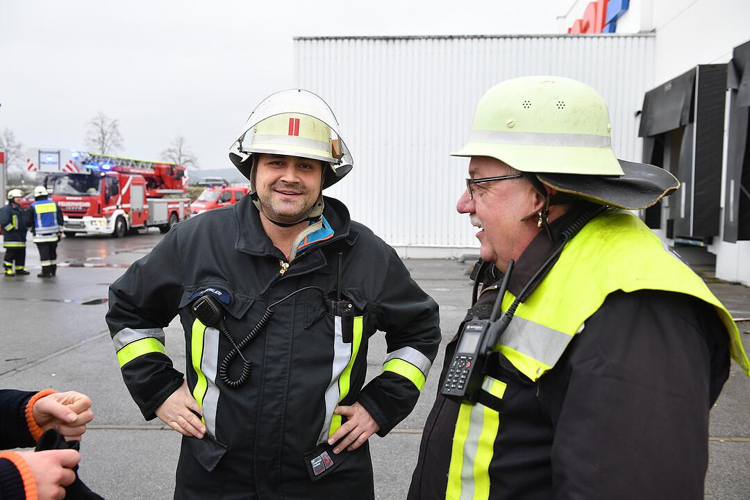 Feuerwehreinsatz bei Real in Hallstadt