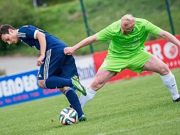 ATS-Spielertrainer Ingo Walther (rechts) muss am Saisonende beim ATS Kulmbach gehen. Foto: Alexander Muck