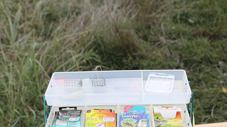 Der Angelkasten geh&ouml;rt zu jedem Angler.Foto: Stefanie Gleixner