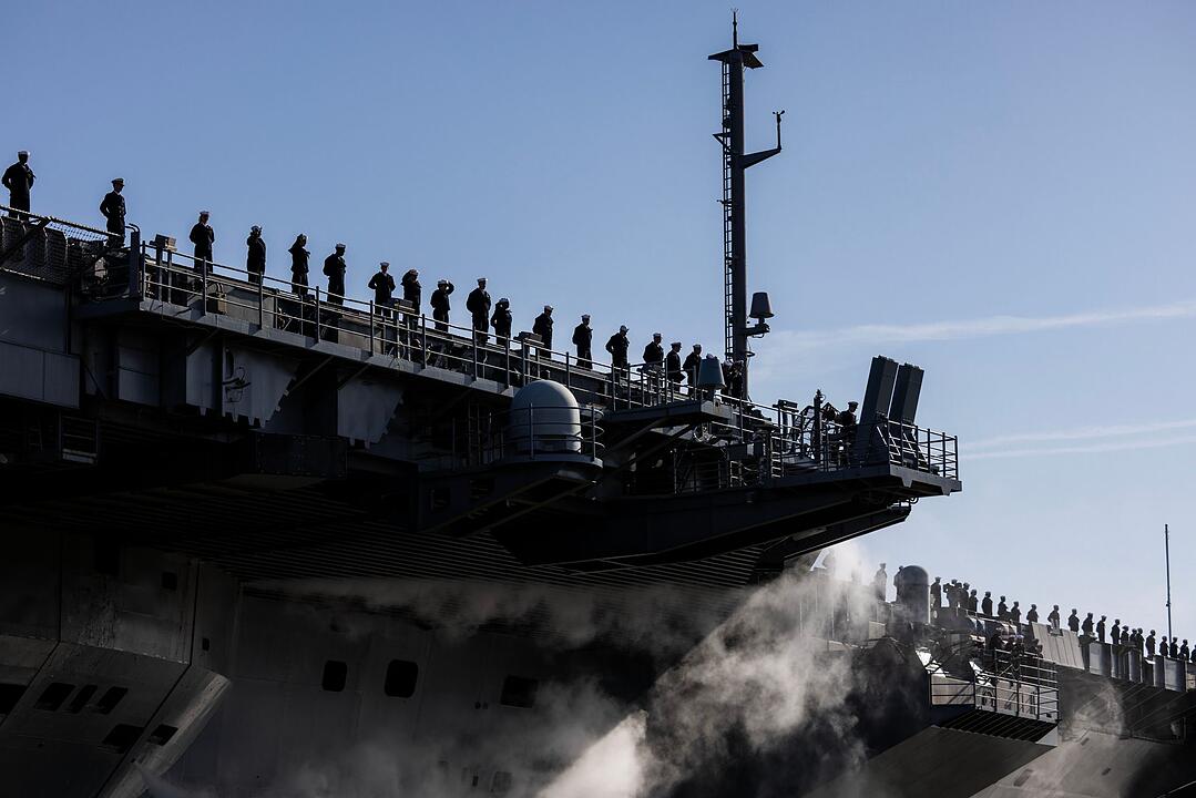 Flugzeugtr&auml;ger USS George H.W. Bush verl&auml;sst Heimathafen Norfolk