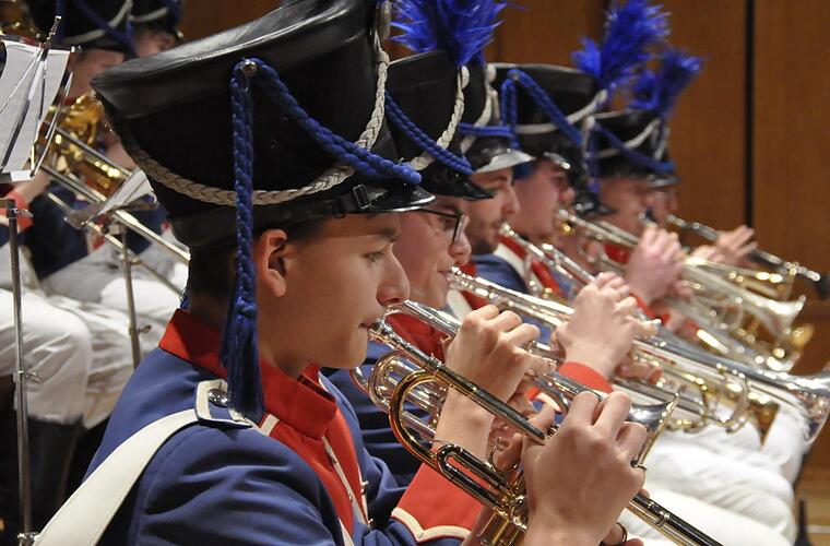 Jugendmusikkorps Bad Kissingen gibt ein Konzert für die Eltern