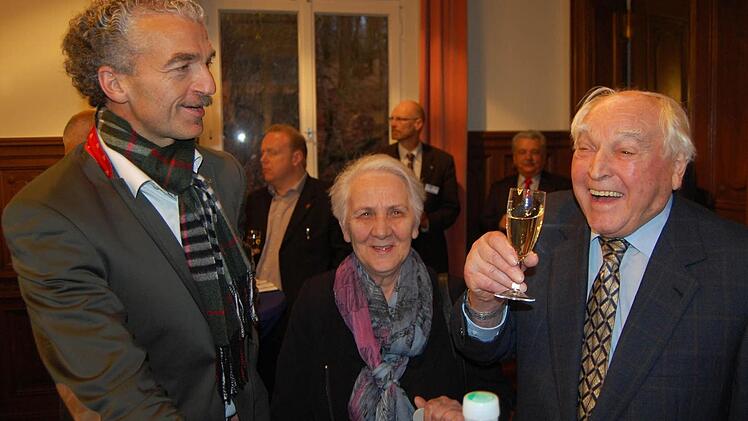 Otto Waldrich (rechts) mit CSU-Stadtrat Max Beyersdorf
