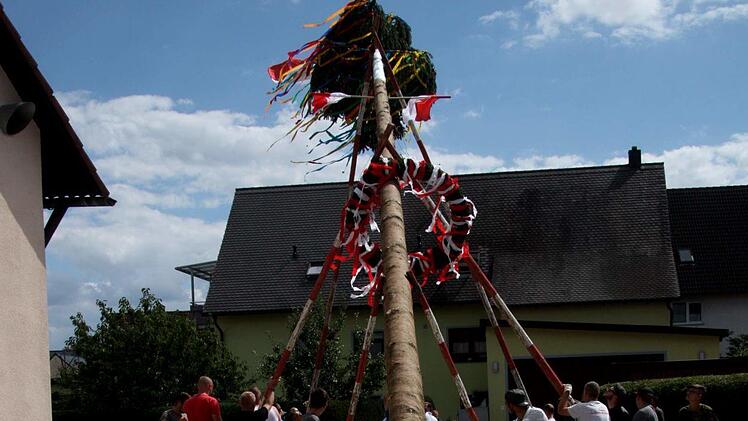 Die Gemeinde Heßdorf hatte das Standloch betonieren lassen