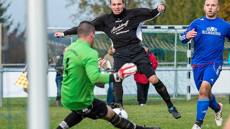08-Torhüter Max Wilhelm (links) zieht es zum ATS Kulmbach. Foto: Alexander Muck