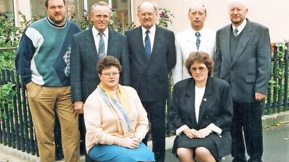 Der Vorstand bei der Gründung des Vereins 1991.  Foto: Günther Koch