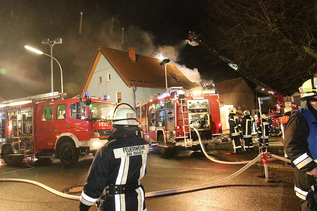 Wohnhausbrand in Bad Rodach