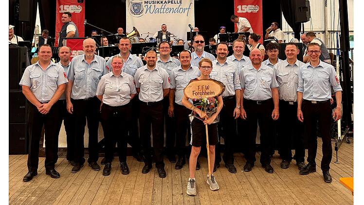 Feuerwehr Forchheim feiert bei Festzug Premiere