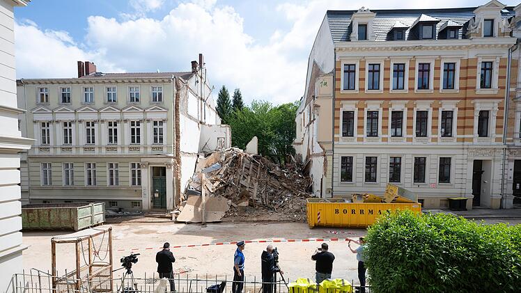 Nach dem Hauseinsturz in G&ouml;rlitz