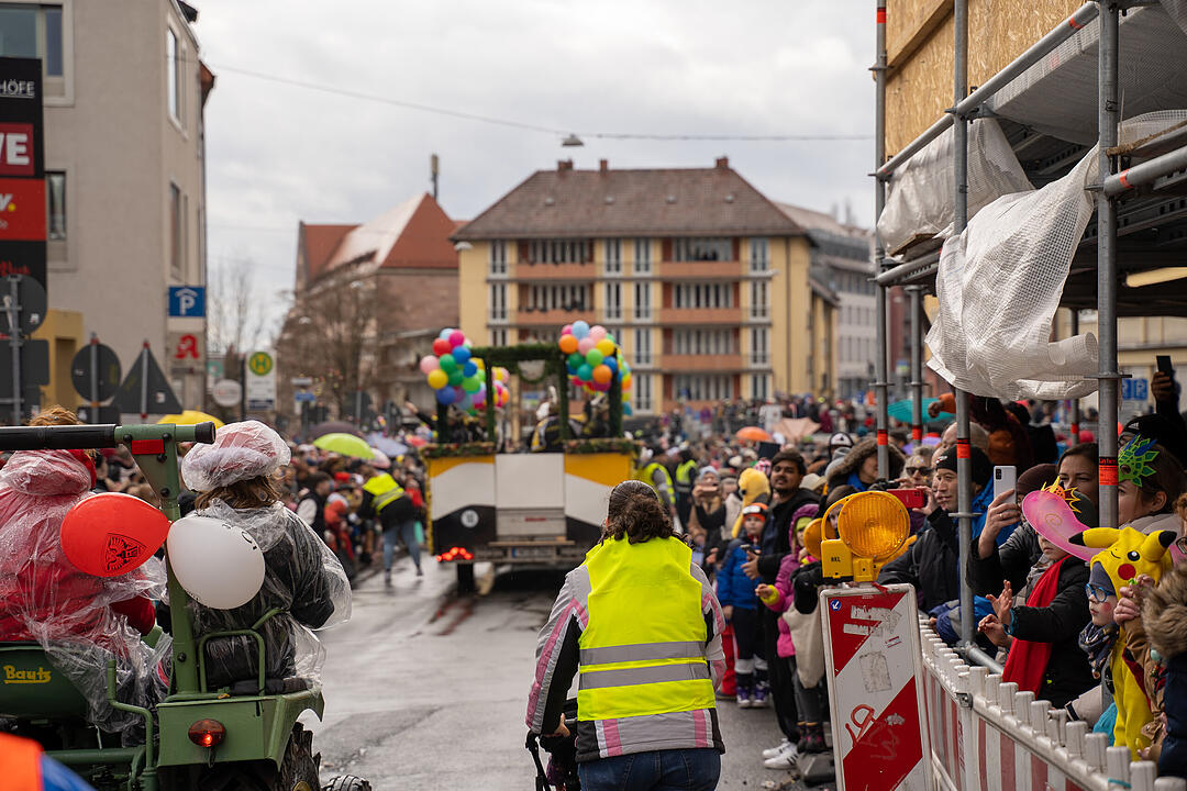 Der traditionelle Umzug zog ca. 70.000 Faschingsfreunde an.