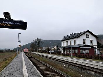 Blick auf den Harsdorfer BahnhofWerner Reißaus