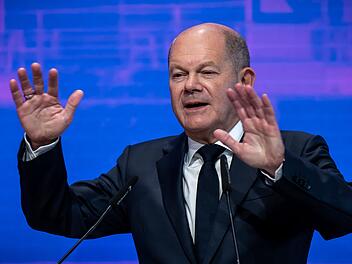 Scholz im Umfrage-Tief