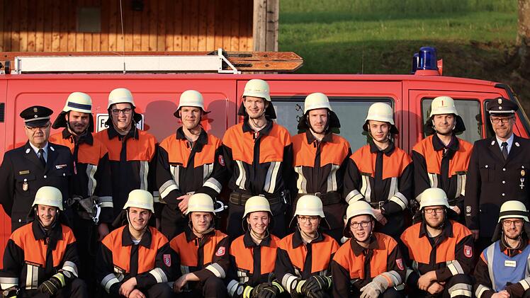 Leistungsprüfung bei der Feuerwehr. Sebastian Schmitt