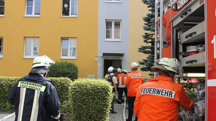 In der Küche eines Mehrfamilienhauses hat es am Dienstag gebrannt.  Fotos: Franziska Rieger