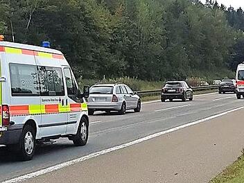 Auf der Autobahn gilt es, Abstand zu halten und trotzdem den Anschluss nicht zu verlieren. Foto: privat