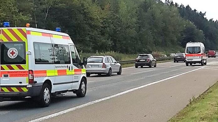 Auf der Autobahn gilt es, Abstand zu halten und trotzdem den Anschluss nicht zu verlieren. Foto: privat