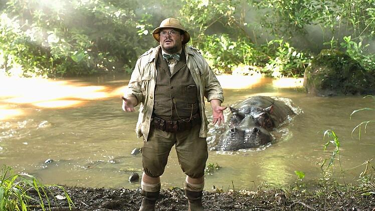 Die Sache mit dem Riesennilpferd im Hintergrund ist f&uuml;r Bethany nicht ganz so schlimm wie die Tatsache, dass sie im K&ouml;rper eines &uuml;bergewichtigen alten Mannes (Jack Black) steckt.