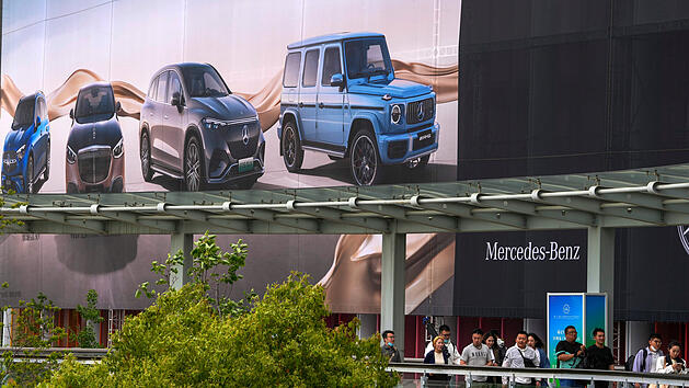 Mercedes-Benz auf der Automesse in Shanghai 2023.