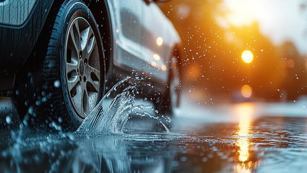 Fahren bei Nässe, Aquaplaning
