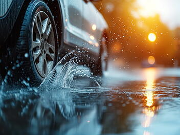 Fahren bei Nässe, Aquaplaning