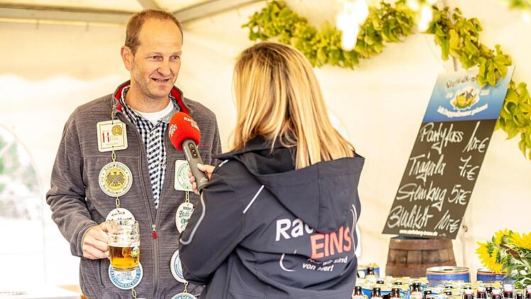 Bierkönig Harald Greich war auch beim Genussfest dabei.