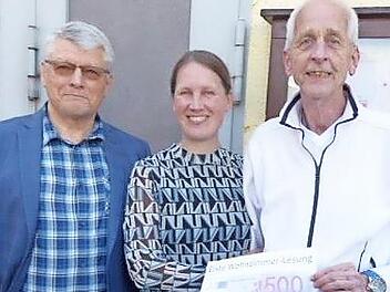 Dr. Raymund M&uuml;ller, Simone M&uuml;ller und Harald Remmers.