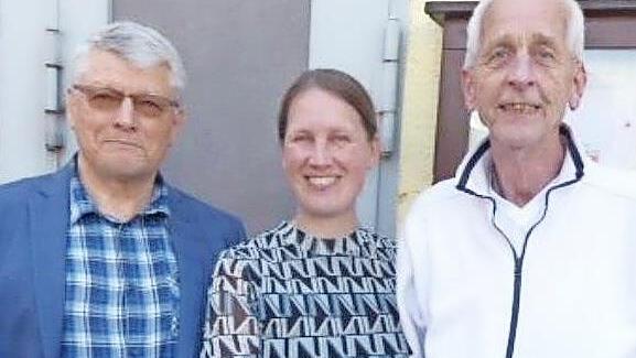 Dr. Raymund M&uuml;ller, Simone M&uuml;ller und Harald Remmers.