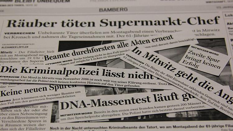13 Jahre ist der Raubmord am Mitwitzer Supermarktbesitzer Norbert Ottinger inzwischen schon her. Die Ermittlungen von Kriminalpolizei und Staatsanwaltschaft dauern aber nach wie vor an. Foto: Marco Meißner