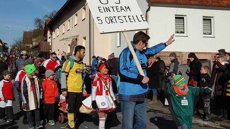 Faschingszug in Thulba  Foto: Günther Straub