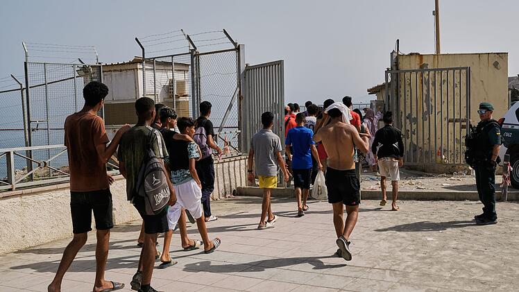 Migranten in Spanien - Ceuta