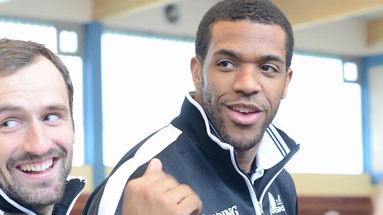 Gute Laune mit Christoph Henneberger und Jason Boone.