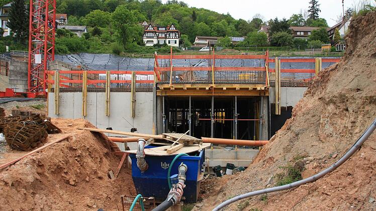 Die spätere Zufahrt zur Tiefgarage. Foto: Ralf Ruppert