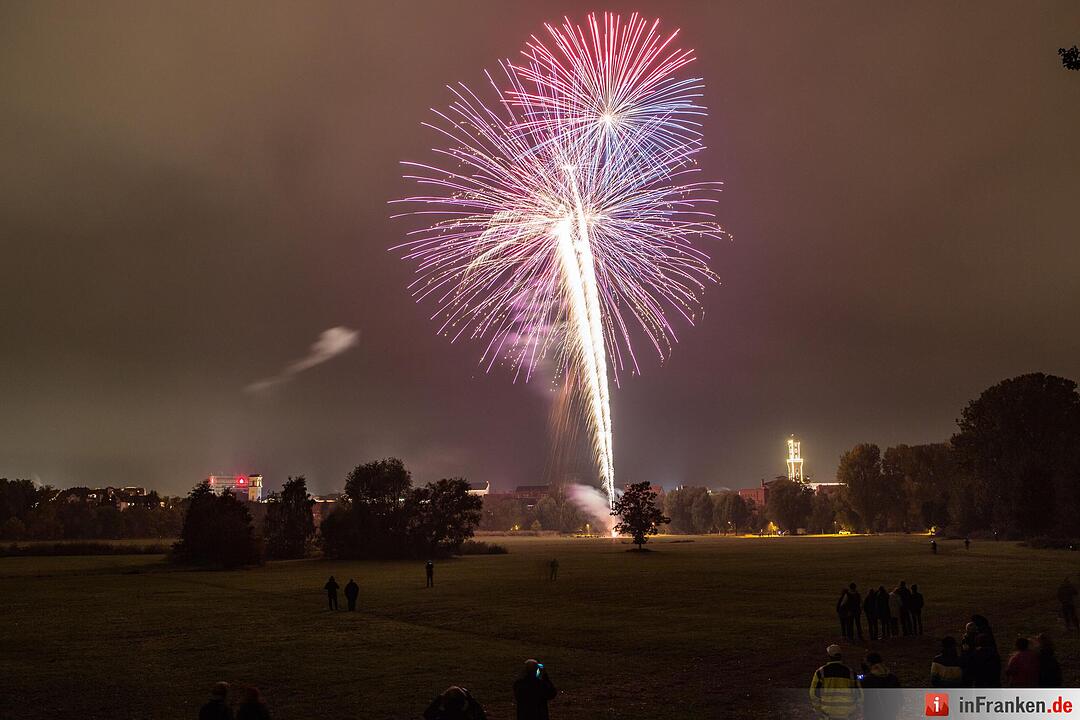 Abschlussfeuerwerk Michaelis Kirchweih 2015