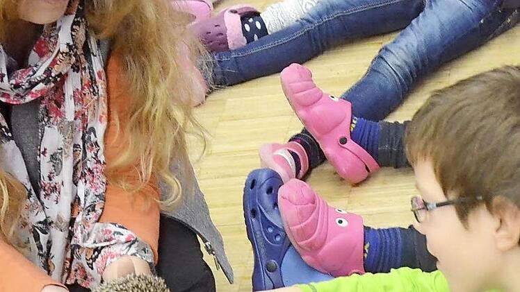 So viel Igel war in der Schule noch nie. Foto: Karl-Heinz Hofmann