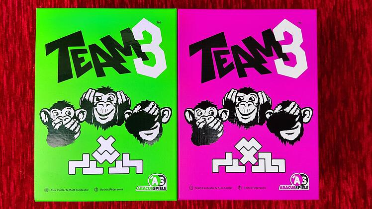 Spiele-Test Team3 grün und Team3 pink - Party-Aktionsspiel für Dreier-Mannschaften