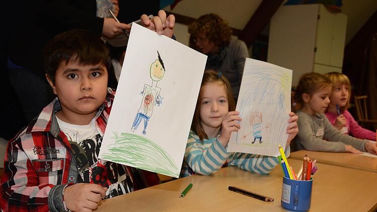 "Schule spielen" in der Theodor-Heublein-Grundschule Melkendorf  Foto: Dagmar Besand
