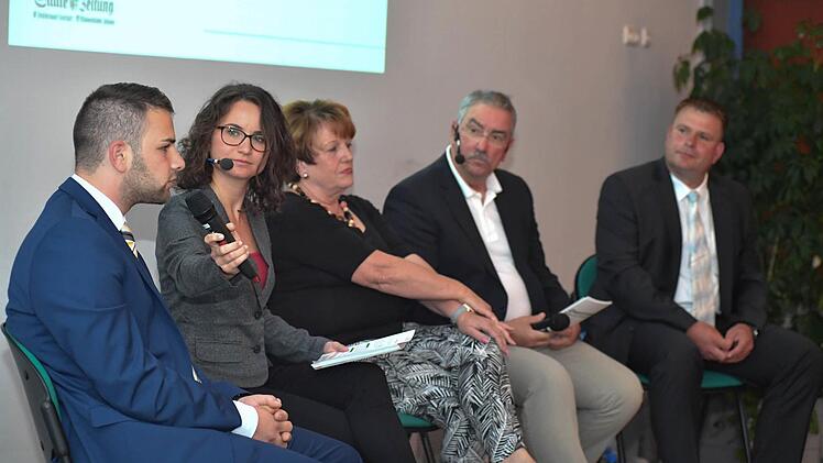 Wahlforum der Saale-Zeitung am 1. September 2016 in der Georgi-Halle, Bad Brückenau. Foto: Ronald Rinklef