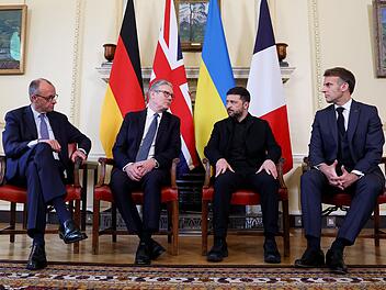Ukraine-Krieg - Beratungen mit europ&auml;ischen Partnern in London