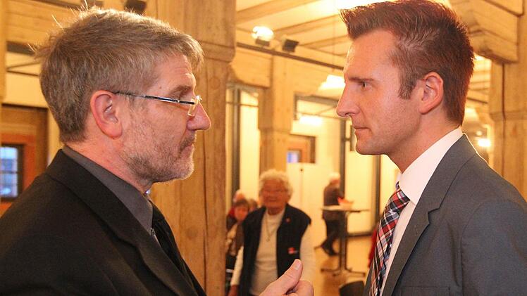 Unterstützung durch den Landrat des Coburger Landes, Michael Busch (SPD).