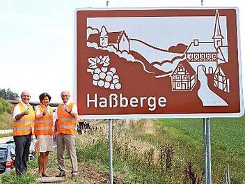 Das neue Hinweisschild  Foto: pr