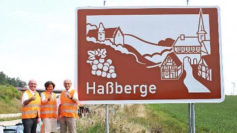Das neue Hinweisschild  Foto: pr