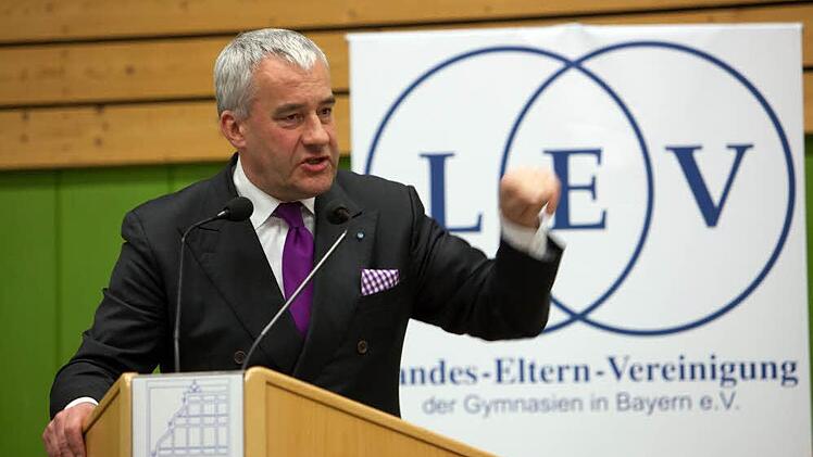 Kultusminister Ludwig Spaenle. Foto: Barbara Herbst