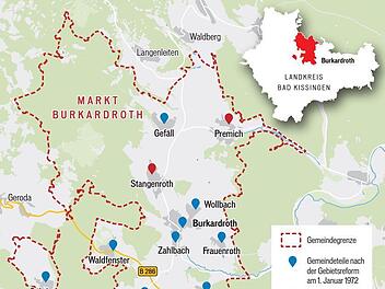 Der Markt Burkardroth feiert heuer sein 50-jähriges Bestehen.