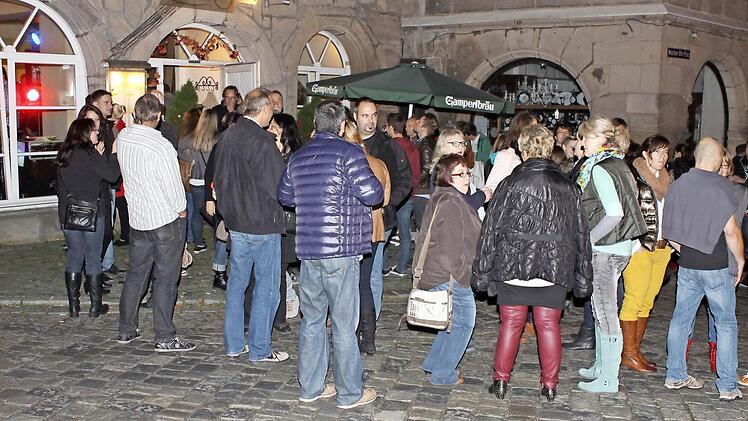 Viel los war am Samstagabend in der Oberen Stadt.