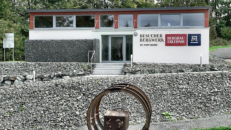 Das Empfangsgebäude des Besucher-Bergwerks "St.-Veit-Zeche".