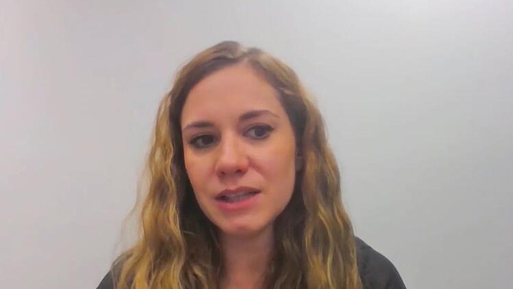 Via Videochat zog Mexiko-Auswanderin Lena Koll Bilanz.