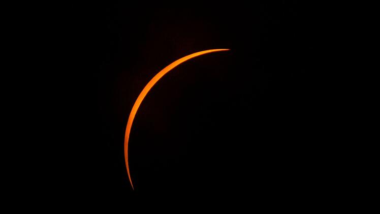 Totale Sonnenfinsternis in Texas