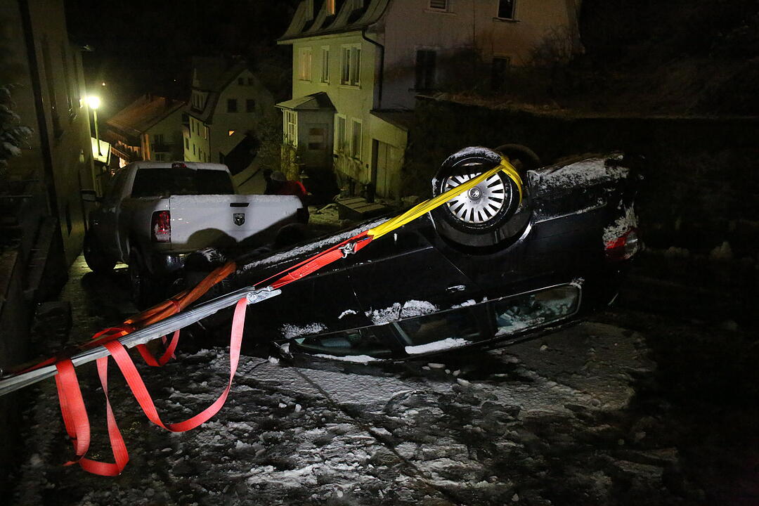 Glätteunfall in Bad Berneck