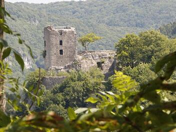 Die heutige Ruine Neideck war einst das Zentrum der Macht des Geschlechtes der Schlüsselberger.  Josef Hofbauer